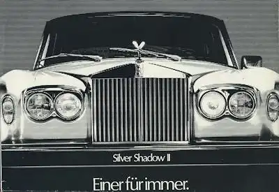 Rolls-Royce Shadow II Prospekt 5.1977