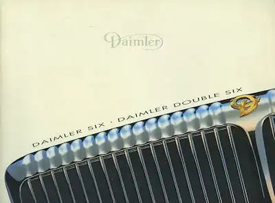 Daimler Six und Double Six Prospekt 1996