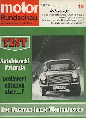 Motor Rundschau 1968 Heft 18