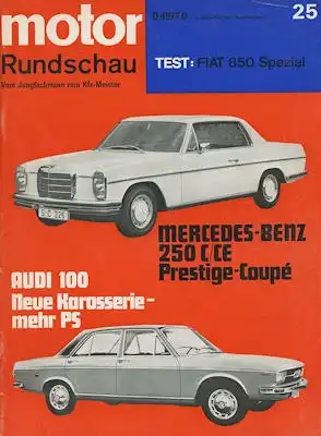 Motor Rundschau 1968 Heft 25