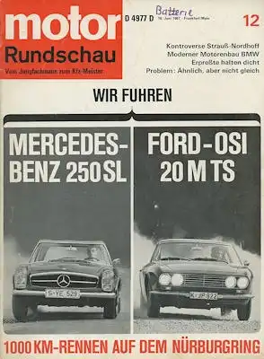 Motor Rundschau 1967 Heft 12
