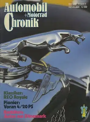Automobil und Motorrad Chronik 1981 Heft 11