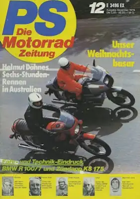 PS Die Motorradzeitung 1976 Heft 12