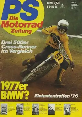 PS Die Motorradzeitung 1976 Heft 3