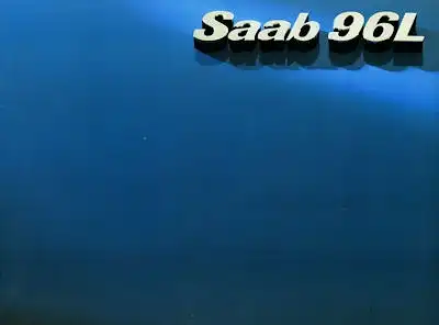 Saab 96 L Prospekt 1976
