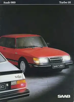 Saab 900 Turbo 16 Prospekt 1983