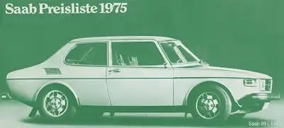 Saab Preisliste Austria 5.1975