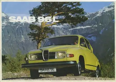 Saab 96 L Prospekt ca. 1976