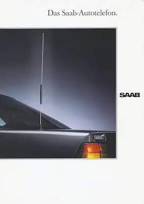Saab Autotelefon Prospekt ca. 1993