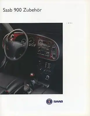 Saab 900 Zubehör Prospekt 1995