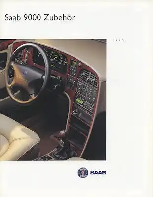 Saab 9000 Zubehör Prospekt 1995