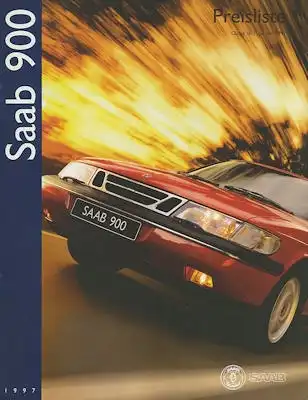 Saab 900 Preisliste 1.1997