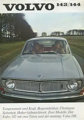 Volvo 142 144 Prospekt 8.1969