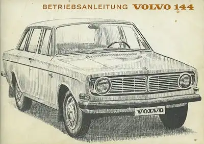 Volvo 144 Bedienungsanleitung 12.1966