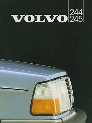 Volvo 244 245 Prospekt 1982
