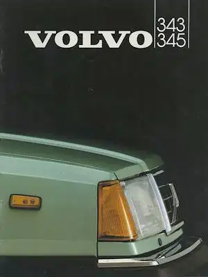 Volvo 343 345 Prospekt 1982