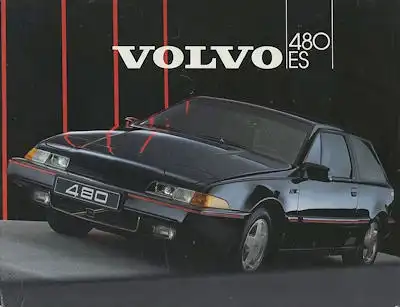 Volvo 480 ES Prospekt 1986 e