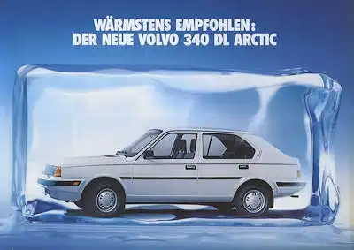 Volvo 340 DL Arctic Prospekt 10.1986