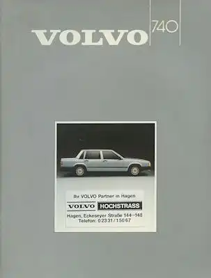 Volvo 740 Prospekt 1985