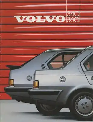 Volvo 340 360 Prospekt 1986