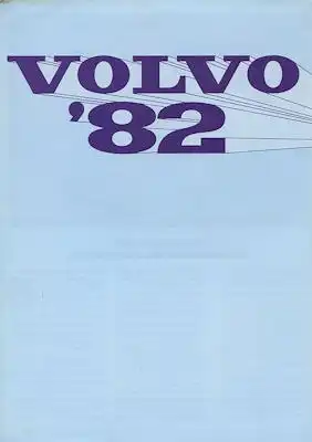 Volvo Programm 1982