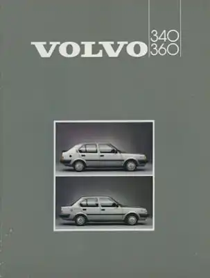 Volvo 340 360 Prospekt 1985