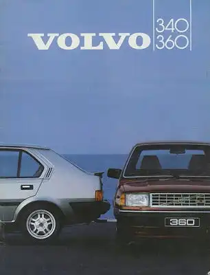 Volvo 340 360 Prospekt 1984