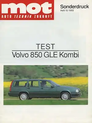 Volvo 850 GLE Kombi Test 1993