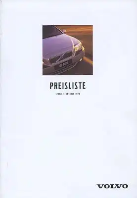 Volvo Preisliste 10.1998