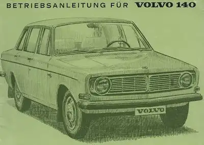 Volvo 140 Bedienungsanleitung 10.1969