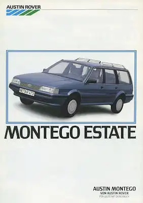 Austin-Rover Montego Estate Prospekt 9.1985