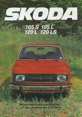 Skoda 105 S / L + 120 L / LS Prospekt 11.1980