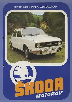 Skoda 105 S / L + 120 L / LS Prospekt ca. 1981
