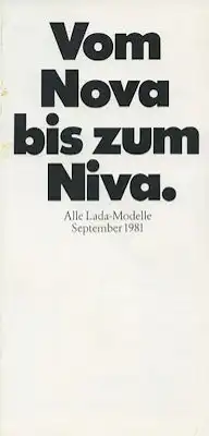 Lada Preisliste 9.1981
