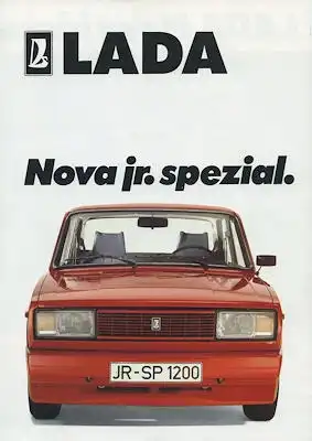 Lada Nova jr. spezial Prospekt 8.1984