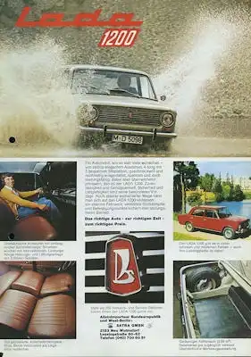 Lada 1200 Prospekt 1970er Jahre