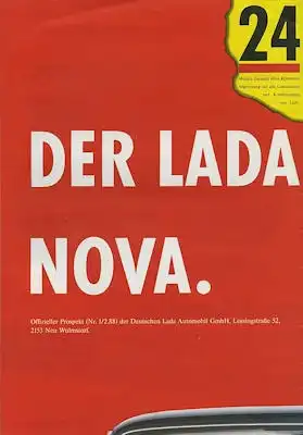 Lada Nova Prospekt ca. 1988