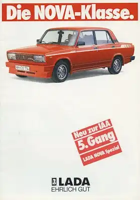 Lada Nova / Nova Spezial Prospekt ca. 1988