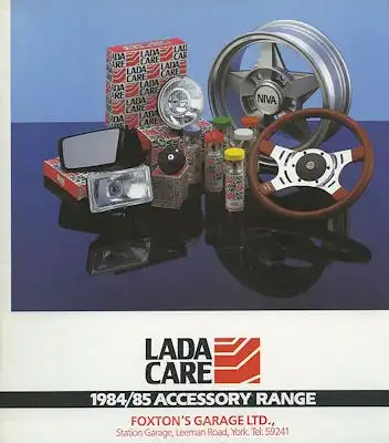 Lada Zubehör Prospekt 1984/85 e