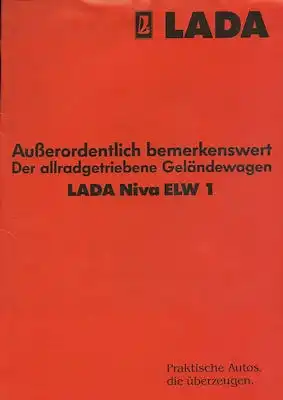 Lada Niva ELW 1 Prospekt 1980er Jahre
