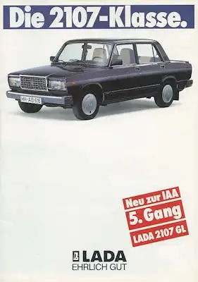 Lada 2107 / 2107 GL Prospekt ca. 1988