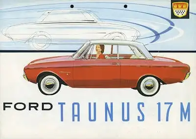 Ford Taunus 17 M P 3 Prospekt ca. 1960