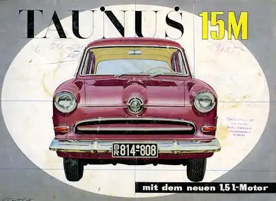 Ford Taunus 15 M Prospekt 12.1954