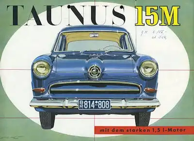 Ford Taunus 15 M Prospekt ca. 1955