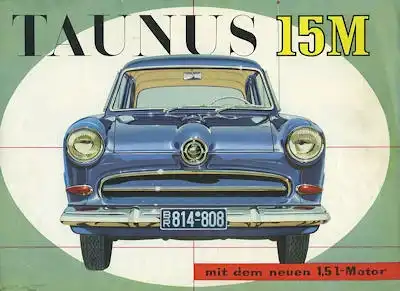 Ford Taunus 15 M Prospekt ca. 1955