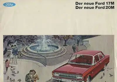 Ford 17M 20M Prospekt ca. 1968