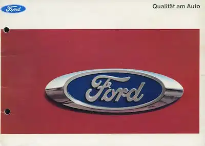 Ford Programm ca. 1967