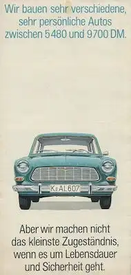 Ford Programm ca. 1965