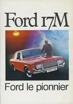 Ford 17 M Prospekt ca. 1971 f
