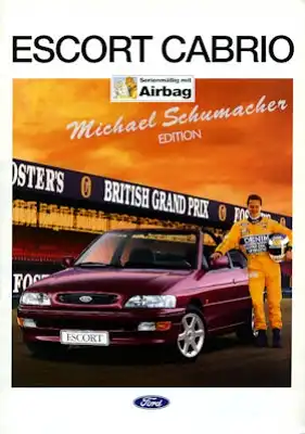 Ford Escort Cabrio M.Schumacher Edition Prospekt 7.1993